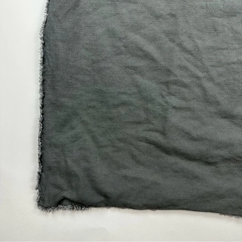 Casaluna Gray Linen Cotton Euro Pillow Sham
